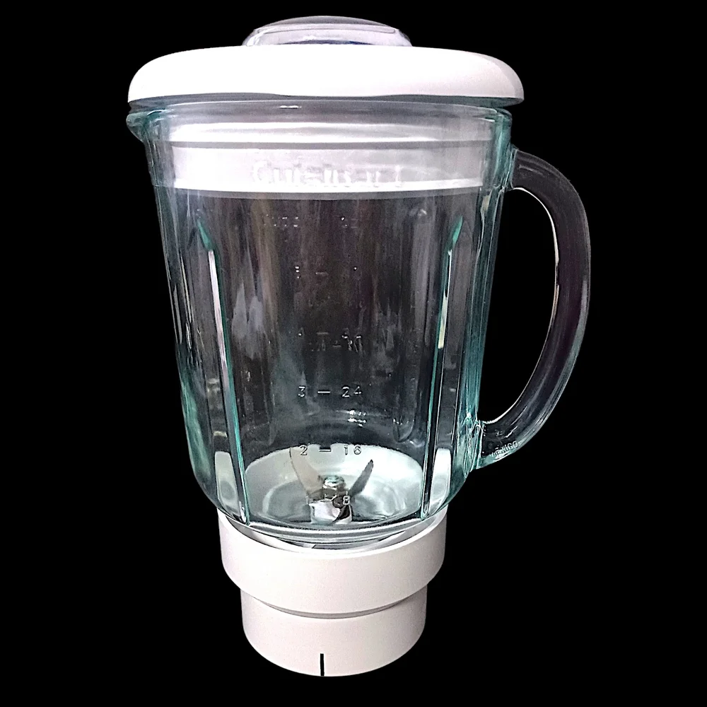 Cuisinart‎ Glass Blender Jar ONLY Attachment for Stand Mixers SM Models White